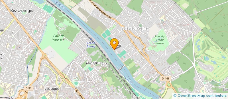 localisation de l'entreprise CERCLE NAUTIQUE DE SOISY à SOISY-SUR-SEINE