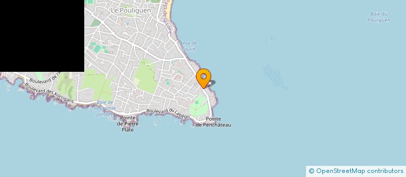 localisation de l'entreprise CERCLE NAUTIQUE LA BAULE - LE POULIGUEN - PORNICHET  LE POULIGUEN