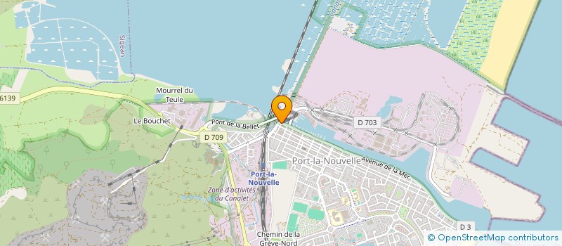 localisation de l'entreprise CERCLE NAUTIQUE PLN  PORT-LA-NOUVELLE