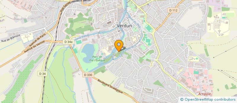 localisation de l'entreprise CERCLE NAUTIQUE VERDUNOIS à VERDUN