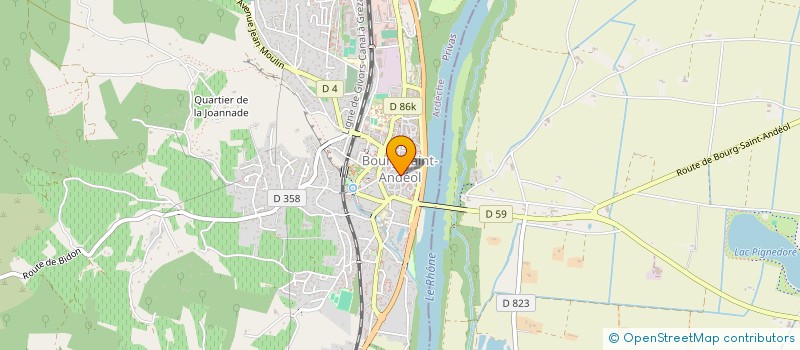 localisation de l'entreprise CERCLE OCCITAN DONA VIERNA à BOURG-SAINT-ANDEOL