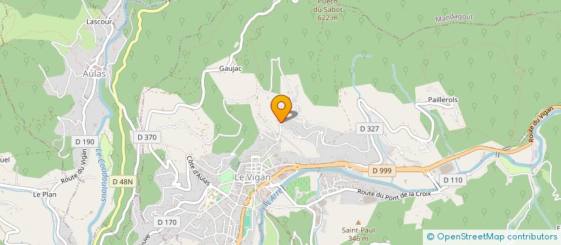 localisation de l'entreprise CERCLE OCCITAN DU VIGANAIS  LE VIGAN