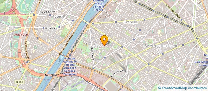 localisation de l'entreprise CERCLE OFFICIERS MARINIERS LACORDAIRE à PARIS