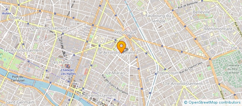 localisation de l'entreprise CERCLE OMNISPORT PARIS CENTRE  PARIS