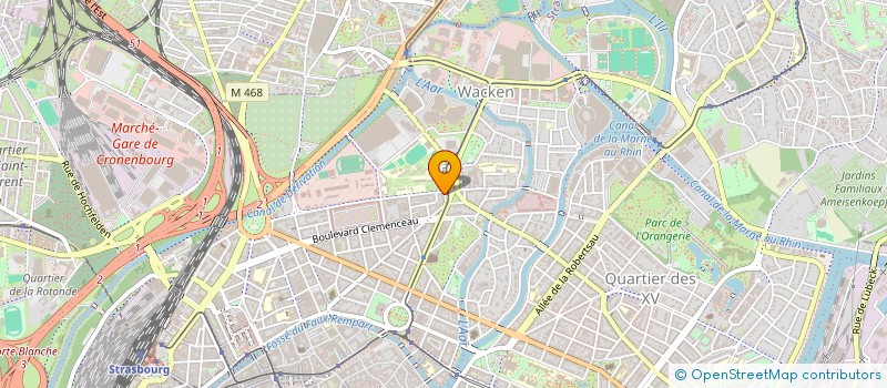 localisation de l'entreprise CERCLE ORCHESTRE PHILHARMONIQUE STRASBG  STRASBOURG