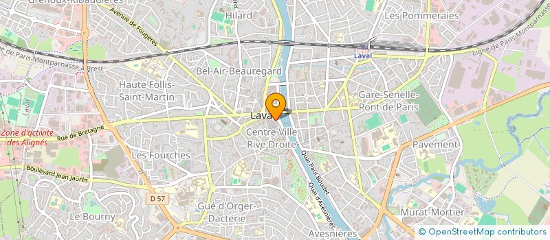localisation de l'entreprise CERCLE PARACHUTISME MAYENNAIS à LAVAL