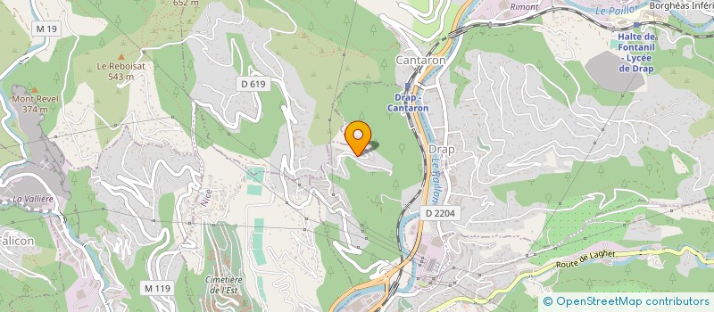 localisation de l'entreprise CERCLE PARACHUTISTE DE NICE à LA TRINITE