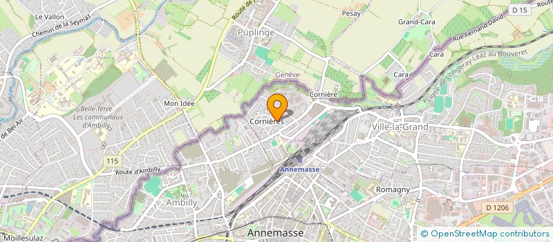 localisation de l'entreprise CERCLE PAROISSIAL BUVETTE à VILLE-LA-GRAND