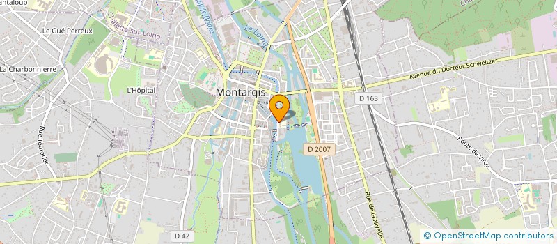 localisation de l'entreprise CERCLE PASTEUR MONTARGIS TENNIS DE TABLE (CPMTT)  MONTARGIS
