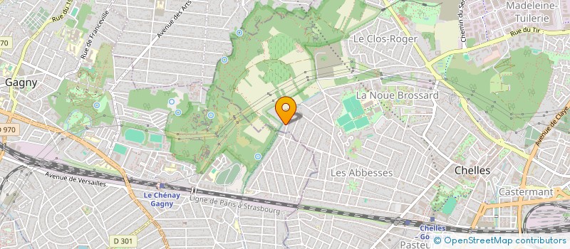 localisation de l'entreprise CERCLE PAYSAN  CHELLES