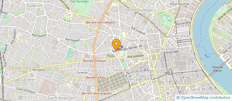 localisation de l'entreprise CERCLE PERFEC ODONTO AQUITAINE à BORDEAUX