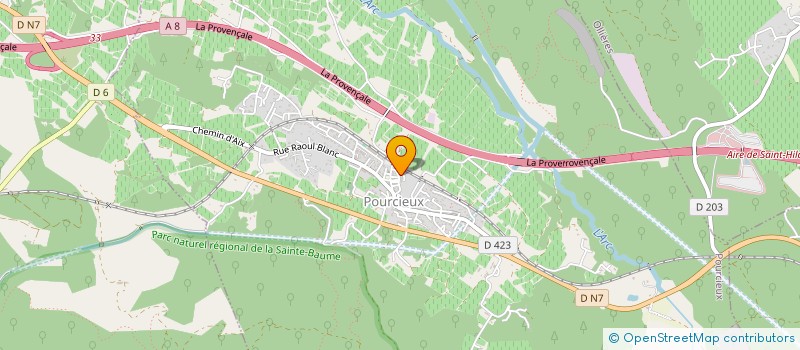 localisation de l'entreprise CERCLE PHILARMONIQUE à ST MAXIMIN LA STE BAUME