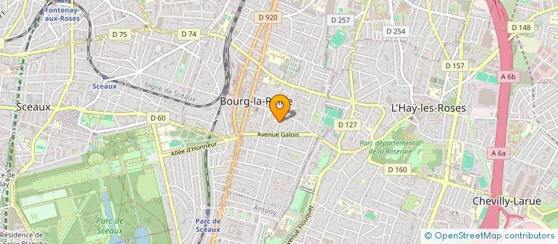 localisation de l'entreprise CERCLE PHILATELIQUE & CARTOPHILE BOURG LA REINE SCEAUX à BOURG-LA-REINE