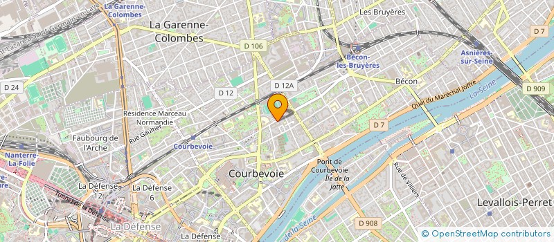 localisation de l'entreprise CERCLE PHILATELIQUE COURBEVOIE à COURBEVOIE