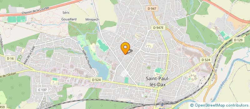localisation de l'entreprise CERCLE PHILATELIQUE DE L ADOUR à YZOSSE