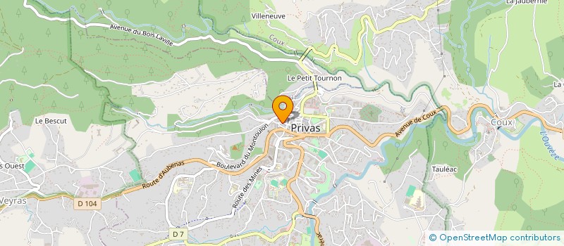 localisation de l'entreprise CERCLE PHILATELIQUE ET CARTOPHILE PRIVADOIS à PRIVAS