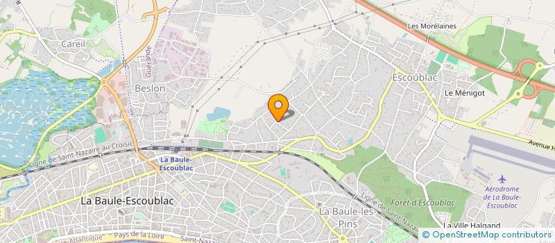 localisation de l'entreprise CERCLE PHILATELIQUE LA BAULE PRESQU'ILE à LA BAULE-ESCOUBLAC