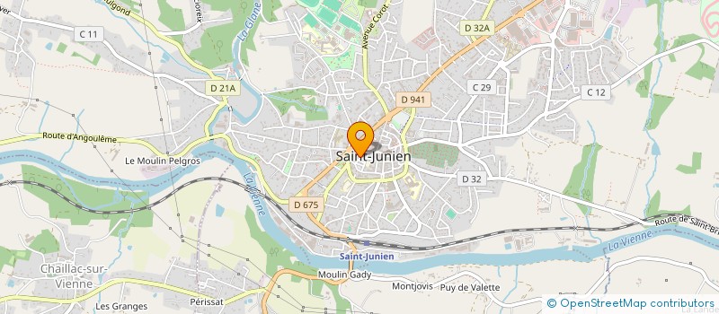 localisation de l'entreprise CERCLE PHILIDOR à SAINT-JUNIEN