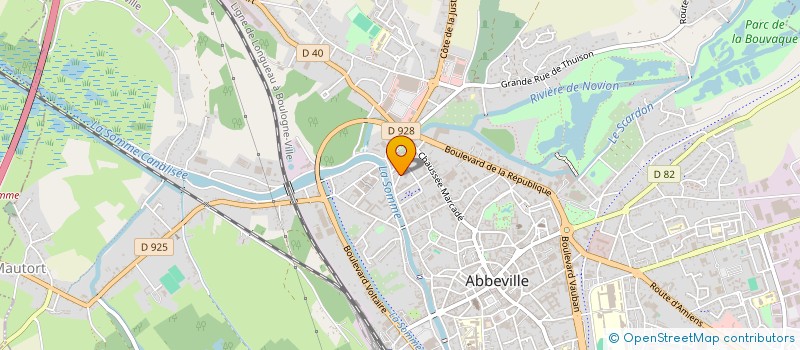 localisation de l'entreprise CERCLE PHILOSOP CULT REG ABBEVILLOISE à ABBEVILLE