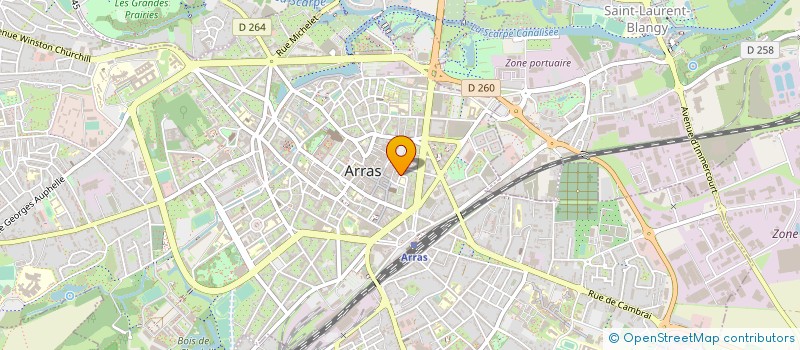 localisation de l'entreprise CERCLE PHILOSOPHIQUE CULTUREL ARTESIEN à ARRAS