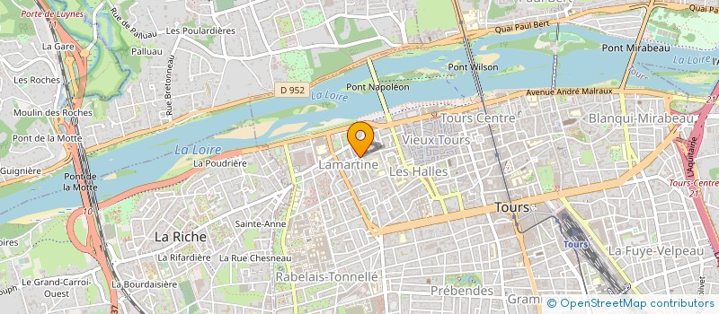 localisation de l'entreprise CERCLE PHILOSOPHIQUE CULTUREL LEFEBURE à TOURS