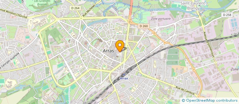 localisation de l'entreprise CERCLE PHILOSOPHIQUE ET CULTUREL ARTESIEN à ARRAS