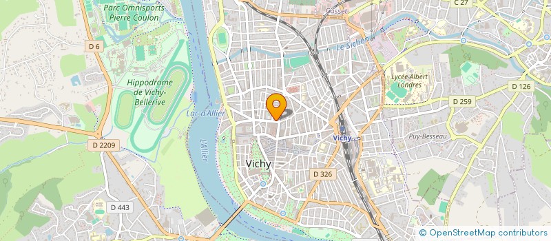 localisation de l'entreprise CERCLE PHILOSOPHIQUE ET CULTUREL DE VICHY à VICHY