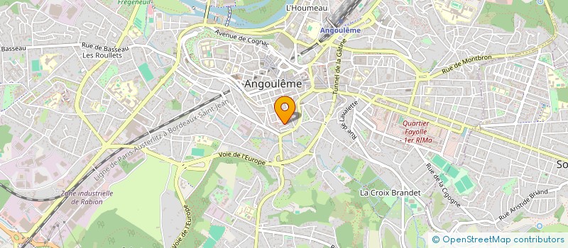 localisation de l'entreprise CERCLE PHILOSOPHIQUE ET CULTUREL DU VAL DE L'ANGUIENNE à ANGOULEME