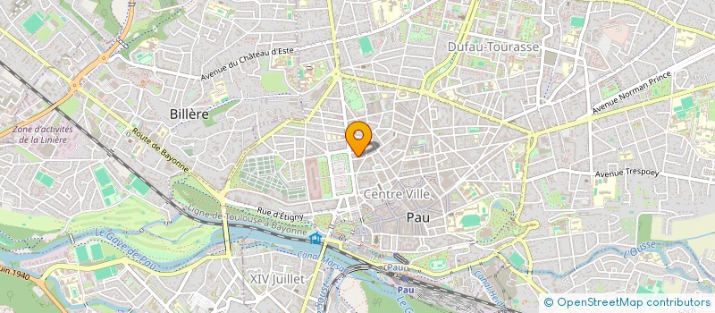 localisation de l'entreprise CERCLE PHILOSOPHIQUE ET CULTUREL LE REVEIL DU BEARN à PAU