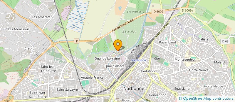 localisation de l'entreprise CERCLE PHILOSOPHIQUE FRANCIS VALS  NARBONNE