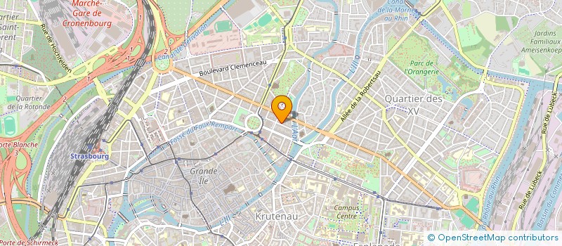 localisation de l'entreprise CERCLE PHILOSOPHIQUE GOETHE à STRASBOURG