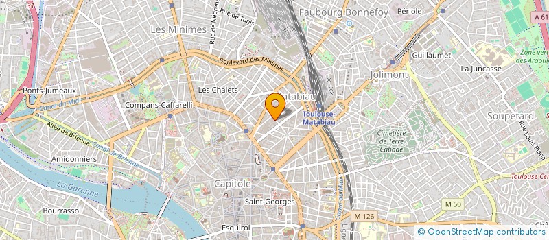 localisation de l'entreprise CERCLE PHILOSOPHIQUE LES PHILALETHES à TOULOUSE