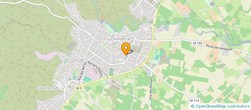 localisation de l'entreprise CERCLE PHILOSOPHIQUE MONTPELLIERAIN à COURNONTERRAL