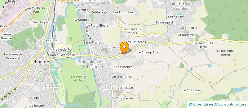 localisation de l'entreprise CERCLE PHILOSOPHIQUE SAINT OURS à BEAULIEU LES LOCHES
