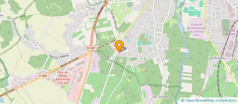 localisation de l'entreprise CERCLE PHOLOSOPHIQUE ET CULTUREL LA PERSEVERANCE  SAUMUR