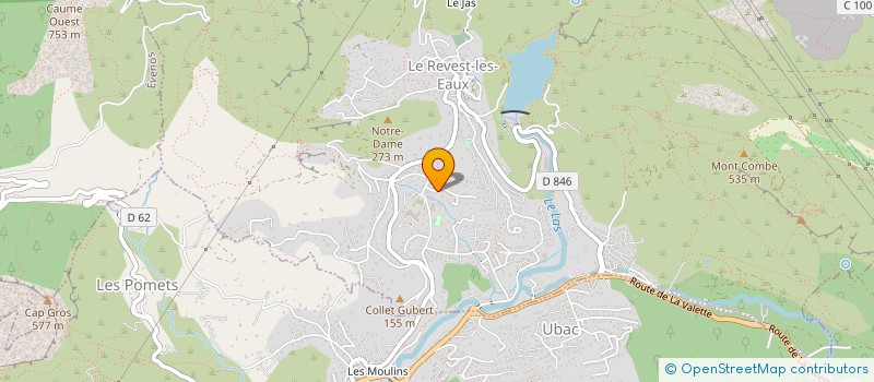 localisation de l'entreprise CERCLE PIERRE DEBRAY  LE REVEST-LES-EAUX