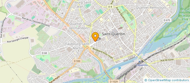 localisation de l'entreprise CERCLE PIERRE MENDES FRANCE à SAINT-QUENTIN