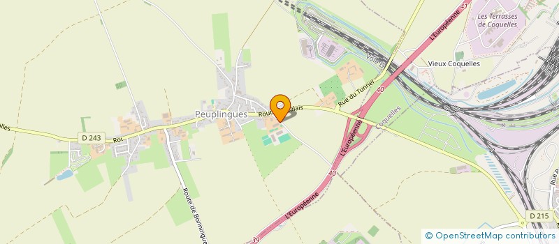 localisation de l'entreprise CERCLE POLO COTE D'OPALE  PEUPLINGUES