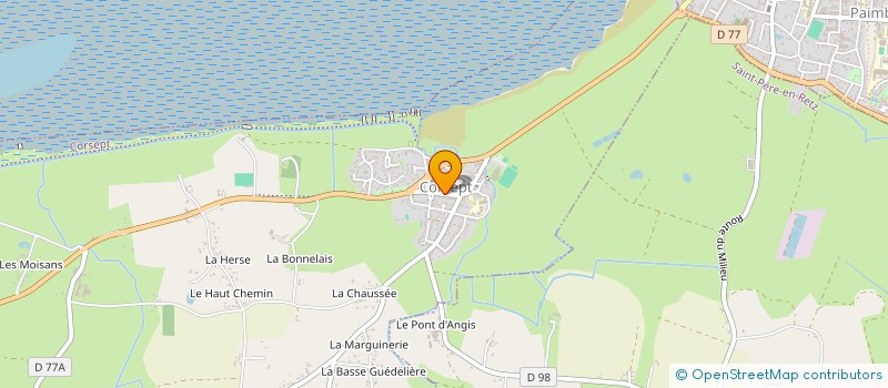 localisation de l'entreprise CERCLE PONGISTE DE PAIMBOEUF  PAIMBUF