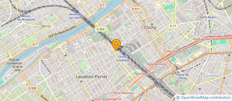 localisation de l'entreprise CERCLE POTEMKINE à LEVALLOIS-PERRET