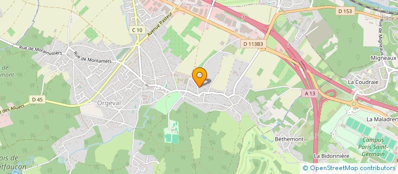 localisation de l'entreprise CERCLE POUR LA PROMOTION DU VILLAGE DE NKOUPA NGAGNOU  ORGEVAL