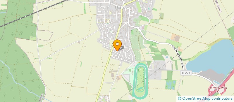 localisation de l'entreprise CERCLE PRIVE DE L ECURIE  HOERDT