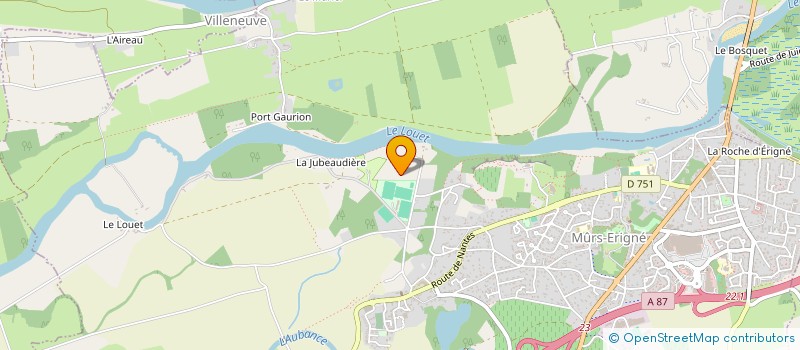 localisation de l'entreprise CERCLE PRIVE DES VARENNES à MURS-ERIGNE