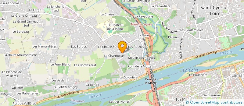 localisation de l'entreprise CERCLE PRIVE T S CHOISILLE à FONDETTES