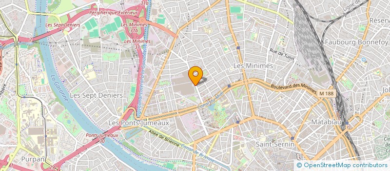 localisation de l'entreprise CERCLE PRIVE TOAC à TOULOUSE