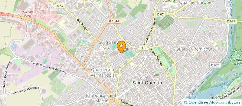 localisation de l'entreprise CERCLE PUGILISTIQUE SAINT-QUENTINOIS à SAINT-QUENTIN