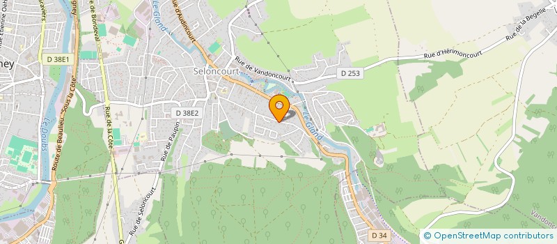 localisation de l'entreprise CERCLE RADIOAMATEURS DU PAYS DE MONTBELIARD ET AGGLOMERATION  SELONCOURT