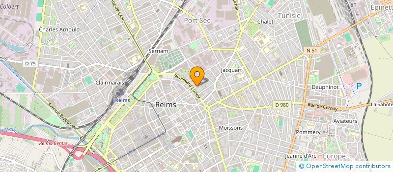 localisation de l'entreprise CERCLE REFLEX ECONO SOCIAL CHAMPARDENAIS à REIMS