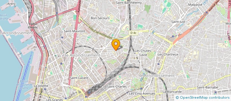 localisation de l'entreprise CERCLE REFLEX MALGACHE MAINS TENDUES à MARSEILLE