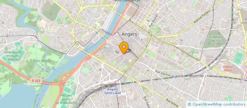 localisation de l'entreprise CERCLE RENE D'ANJOU  ANGERS